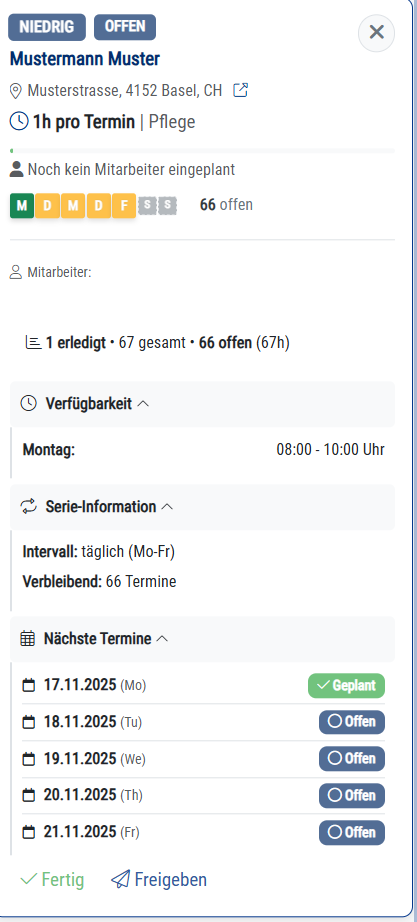 Erweiterte Ansicht pro Mitarbeiter