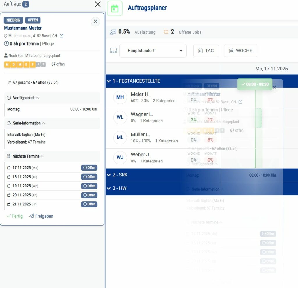 Drag & Drop Zuordnung