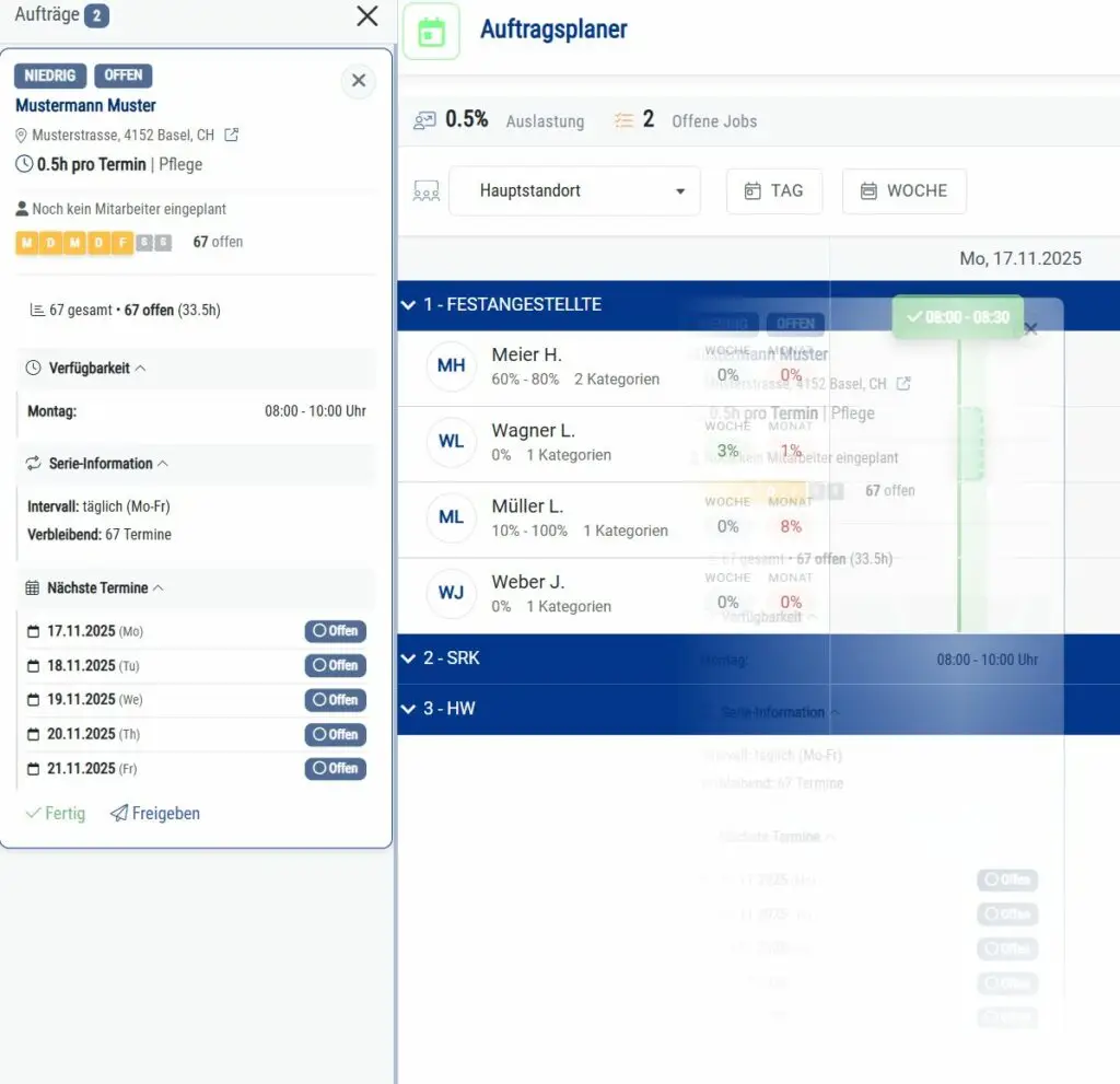 Drag & Drop Zuordnung